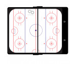 Black Hockey Clipboard